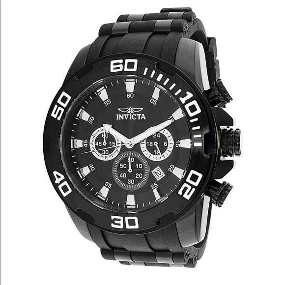 Invicta Men's Pro Diver 22338 Black Silicone - Picture 4 of 6